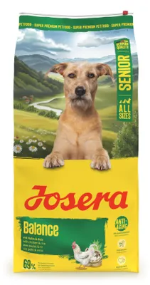 Produktbild von Josera Hundetrockenfutter Senior Balance 12,5 kg Huhn & Reis
