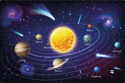 Obrázek produktu pro Oxybag Podložka na stůl PP 60 × 40 cm - Planets