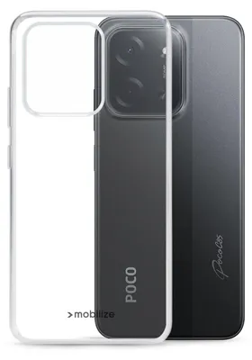 Immagine prodotto di Mobilize Gelly Case - Custodia trasparente per cellulare POCO C85 - Cover posteriore flessibile in TPU - Trasparente