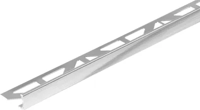 Produktbild von Dural Fliesenprofil Winkel 10 mm Aluminium silber gebürstet 2,50 m