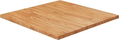 Zdjęcie produktu dla Kwadratowy blat do stolika, jasnobrązowy, 70x70x2,5 cm, dębowy