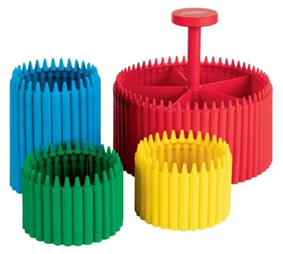 Produktbild von Crayola Schreibtisch-Organizer Stiftehalter Kinder Ordnungssystem 4-teilig