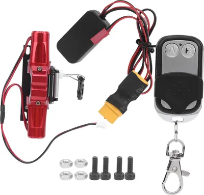 Produktbild von Dual Motor Winde Fernbedienung für D90 Axial SCX10 TRX4 TF2 1/10 RC Auto XT60 Stecker