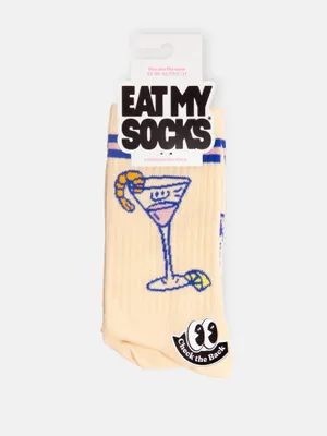 Produktbild von Socken mit Garnelen-Cocktailmuster - Garnelen