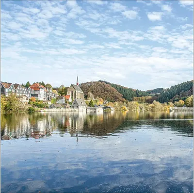Produktbild von Glasbild Wuppertal Beyenburg II 30x30 cm