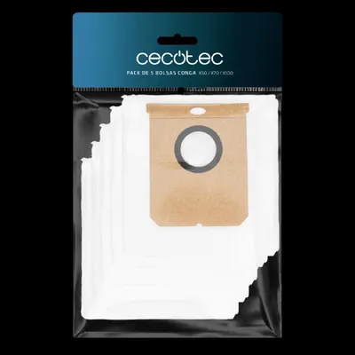 Immagine prodotto di Cecotec Set da 5 sacchetti per base auto-svuotante Conga X50 / X70 / X100. Consumabili, accessori.
