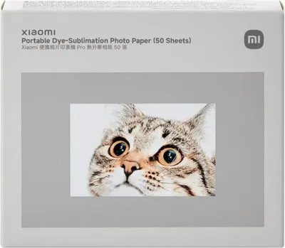 Productafbeelding van Xiaomi Draagbaar fotopapier voor sublimatieprinten (50 vel)