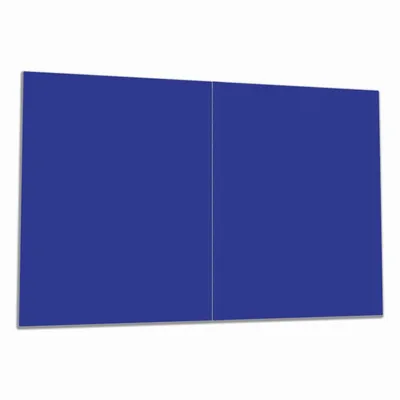 Produktbild von Wallario Herdabdeckplatte aus Glas, Größe 80 x 52 cm 2-teilig, Motiv Dunkelblau