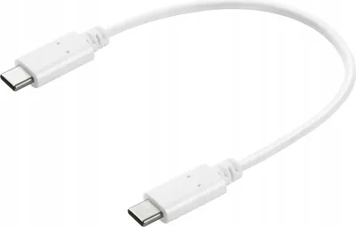 Image de Sandberg USB-C Charge Cable 0.2m, 0,2 m, USB C, USB C, blanc