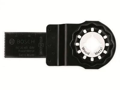 Produktbild von Bosch AIZ 20 AB BIM, Schneider, Metall, Gipskarton, Holz, Bimetallisch, Multifunction tool handle, 3 cm, 1 Stück(e)
