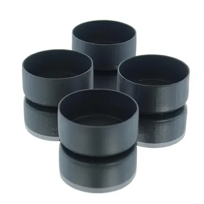 Produktbild von GASPER Teelichthalter Cups Schwarz magnetisch Ø 4 cm 4er Pack - Metall