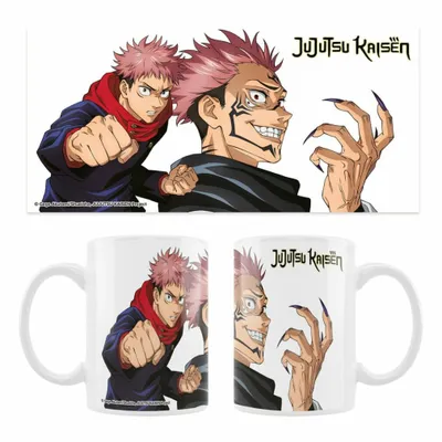 Immagine prodotto di Ceramiczny Kubek Jujutsu Kaisen - Yuji i Sukuna, Licencjonowany Crunchyroll