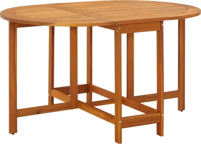 Immagine prodotto di Tavolo da Giardino 130x90x72 cm in Legno Massello di Acacia