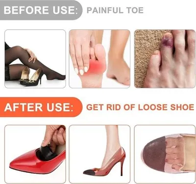 Immagine prodotto di 3 paia di cuscinetti per le dita dei piedi – Solette per scarpe di taglia grande – Cuscinetti regolabili per scarpe