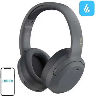 Obrázek produktu pro Edifier Kopfhörer W820NB Bluetooth Headset grey retail - Náhlavní souprava