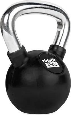 Produktbild von VirtuFit Kettlebell Pro 10 kg aus Gusseisen mit Gummibeschichtung