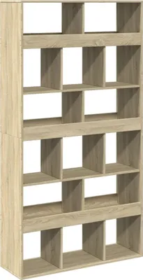 Obrázek produktu pro vidaXL Knihovna Sonoma dub 100x33x187,5 cm Materiál na bázi dřeva
