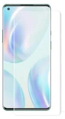 A screen protector is shown on a smartphone.