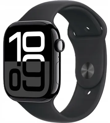 Zdjęcie produktu dla Apple Watch Seria 10 GPS + Cellular 46mm Tytanowy Slate / Czarny pasek