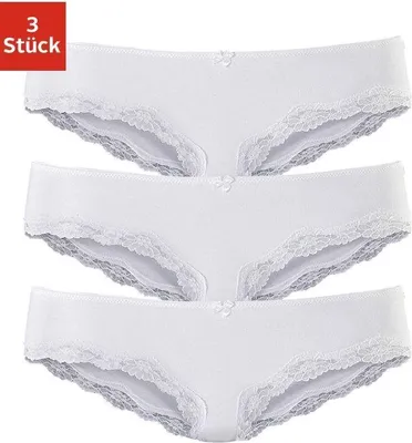 Produktbild von LASCANA Slip weiß Größe 36/38
