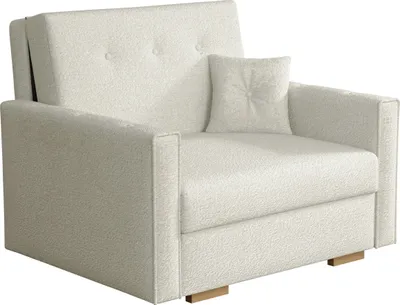 Produktbild von MIRJAN24 Schlafsofa Viva Sonic I, Couch mit Schlaffunktion und Bettkasten, 1-Sitzer (Farbe: Coral 15)