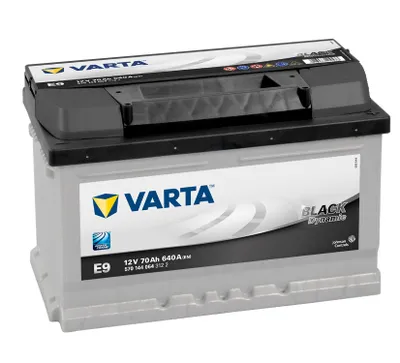 Produktbild von Varta E9 - Autobatterie Dynamic SLI 12V / 70Ah / 640A