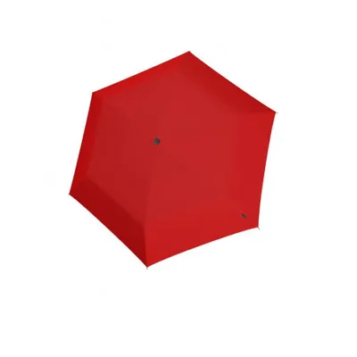 Produktbild von Knirps Taschenregenschirm Regenschirm AS.050 Slim Small Manual Red rot