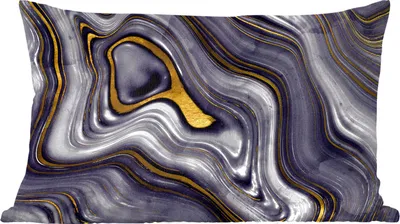 Produktbild von MuchoWow® Zierkissen Sofakissen Wohnzimmer Dekokissen 60x40 cm Steine - Achat - Geode - Marmor - Kopfkissen - Polster mit Foto