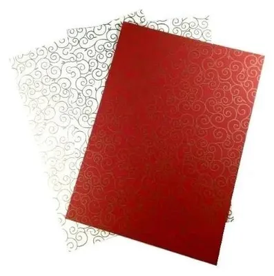 Obrázek produktu pro Karton 220 g, arabeska, 24 x 34 cm, 3 listy, MIX – Galeria Hobby