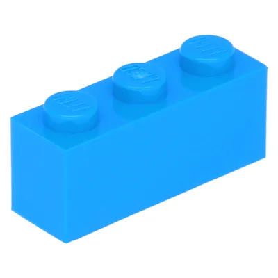 Produktbild von Lego® 1 Stück 3622 Stein Brick 1x3 Part Basic Steine 1 Dunkles Azurblau