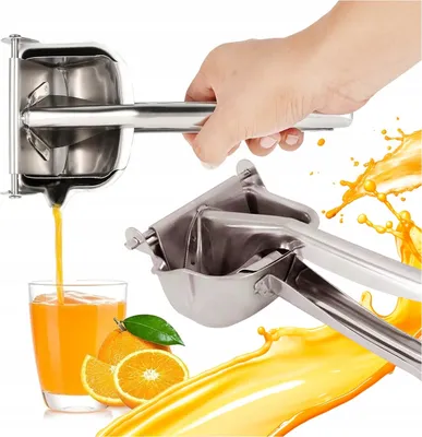 Produktbild von Handpresse Zitrusfruchtpresse Zitronenpresse Stahlpresse