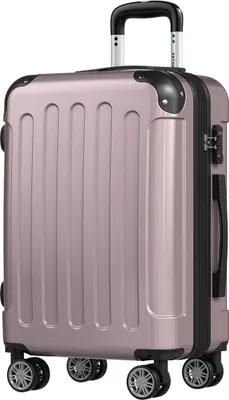 Produktbild von TRVLMORE Handgepäck Koffer - 45L - TSA Zahlenschloss - Leichtgewicht - Erweiterbar - Trolley - 54x36x22cm - Roségold