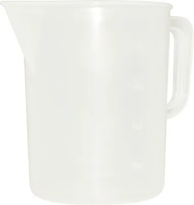 Image de Gobelet gradué en plastique, transparent, contenu  1,00 litre
