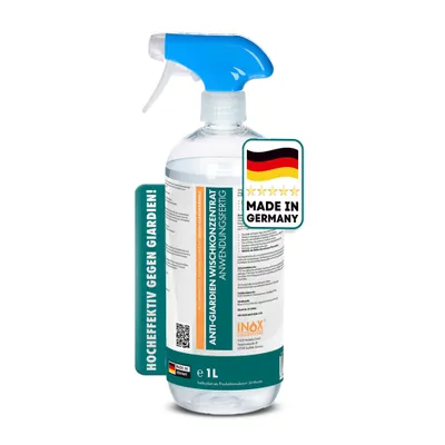 Produktbild von INOX® 1L Anti-Giardien-Wischkonzentrat – Hygienische Reinigung für Haustierhaushalte