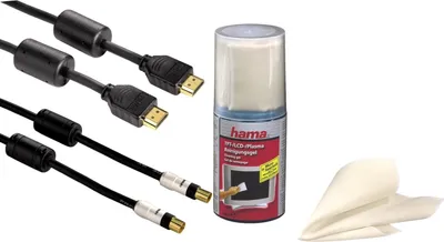 Image de kit de démarrage TV 3en1 Câble + nettoyage