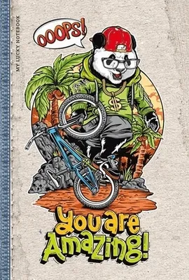 Zdjęcie produktu dla Notatnik ozdobny 143x210/64K linia Panda
