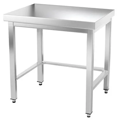 Produktbild von Arbeitstisch aus Edelstahl, 600 x 600 mm, mit verstärkter Konstruktion – GOLDINOX