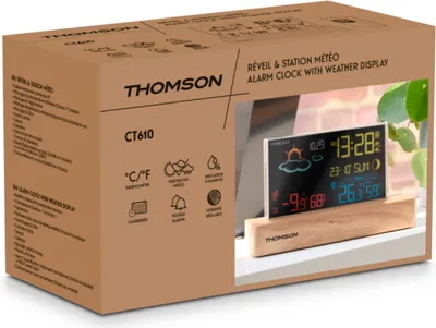 Immagine prodotto di Thomson CT610 - stazione meteorologica con sveglia