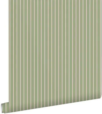 Produktbild von ESTAhome Tapete Streifen Grün und Rosa 50 x 900 cm