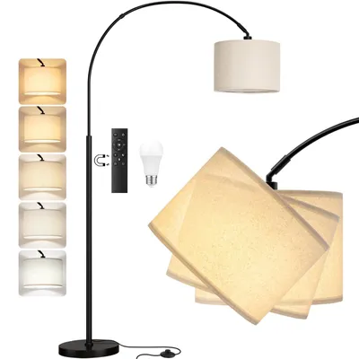 Obrázok produktu pre Stmívateľná stojaca lampa s diaľkovým ovládaním, pätica E27, farebná teplota 3000K-6000K