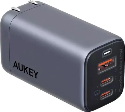 Produktbild von Incarcator universal Aukey PA-B6U VOLTAPEX II, 67W PD GAN, 2xUSB-C, 1xUSB-A, 69x40x34mm