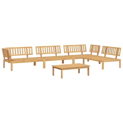 Produktbild von vidaXL 5-tlg. Garten-Sofagarnitur aus Paletten Massivholz Akazie