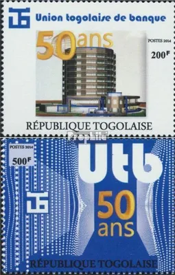 Produktbild von Briefmarken Togo 2014 Mi 5978-5979 (kompl. Ausgabe) postfrisch Togolesische Bankenunion