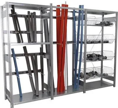 Produktbild von Handwerkerregal, HT Regal für Monteure und Installateure, 2.000 x 2.811 x 526 mm (HxBxT)