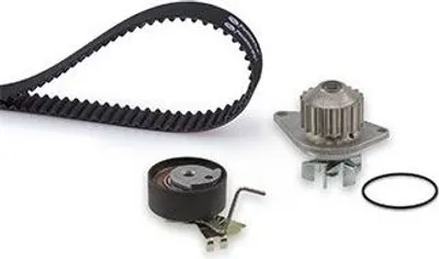 Productafbeelding van Gates sets voor aandrijfriem + waterpomp, geschikt voor Citroën Berlingo, C2, C3, Saxo, en Peugeot 106, 206