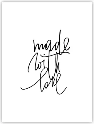 Produktbild von Poster - Poster ohne Rahmen - Erstellt mit Liebe - 30x40 cm - Wand Bild - Wanddeko - Wandbilder - Kunstposter - Wandposter - Bilder - Kunstdruck - Wanddekoration - Wandbild - P2XPA30x40-4499