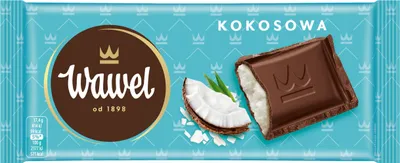 Zdjęcie produktu dla Wawel Czekolada Kokosowa tabliczka 87g