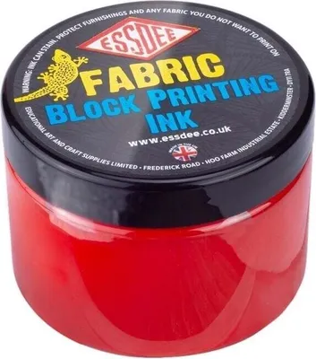 Produktbild von Essdee Stoffblockdruckfarbe, 150 ml, Rot
