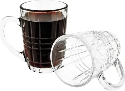 Image de set de 6 verres avec anse - une élégance intemporelle pour toutes les occasions