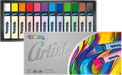 Zdjęcie produktu dla Pastele suche ARTIST 12 kolorów Colorino